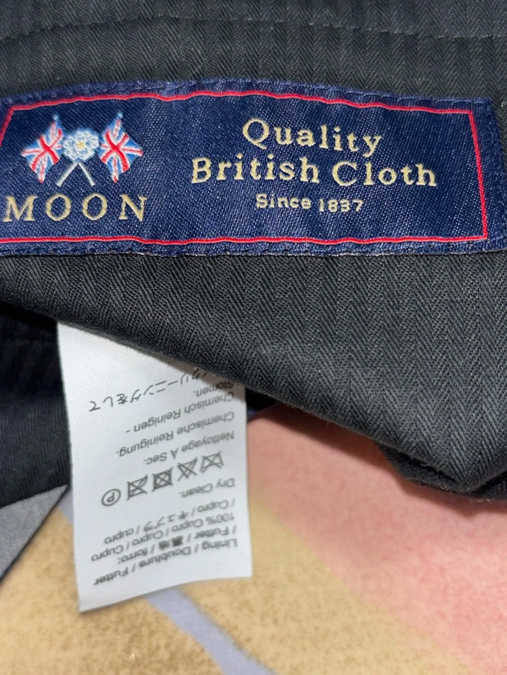 J. Crew Ludlow Slim navy blue Italian Suit (Jacket/Pants) size 40R wool cotton